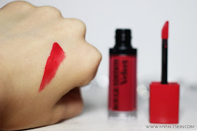 Bourjois, Rouge Edition Velvet Lipstick, Frambourjois Review Swatch, Pale Skin, My Pale Skin Blog