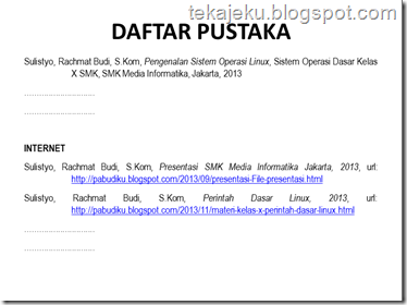 File Presentasi: Contoh Cover dan Daftar Pustaka ~ blog 