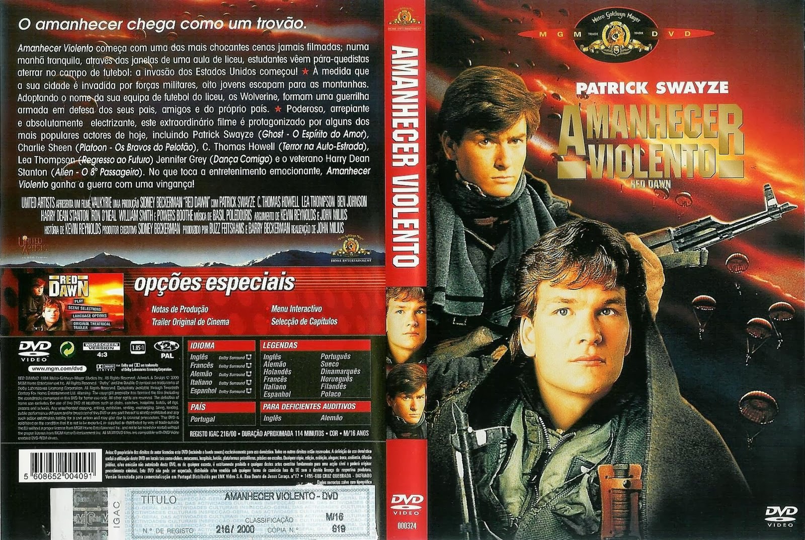 As Melhores Capas DVD-R: AMANHECER VIOLENTO (1984)