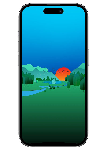 Phone Wallpaper 4K - Nature Day Landscape