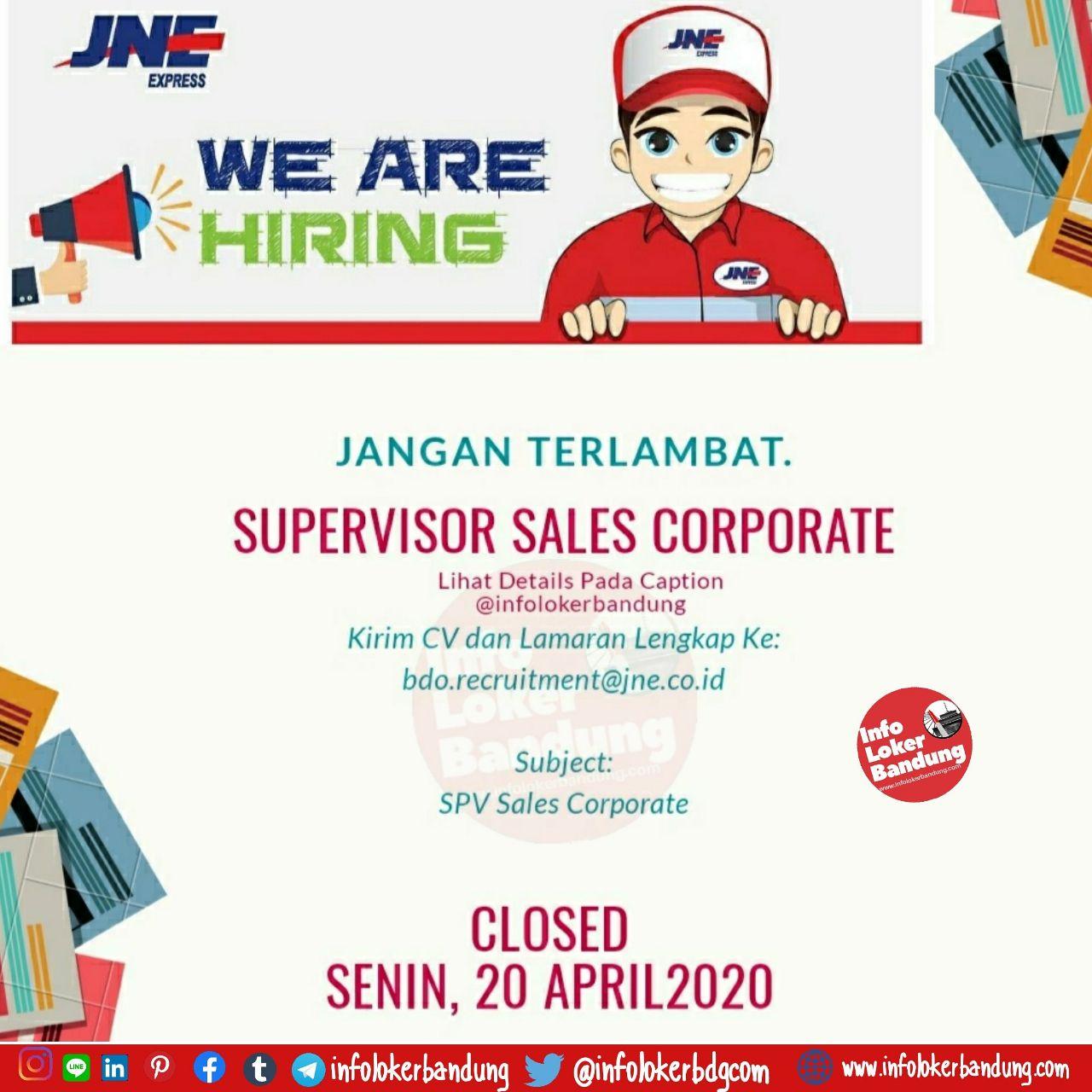  Lowongan  Kerja  JNE Bandung  April 2022 Info Loker Bandung  