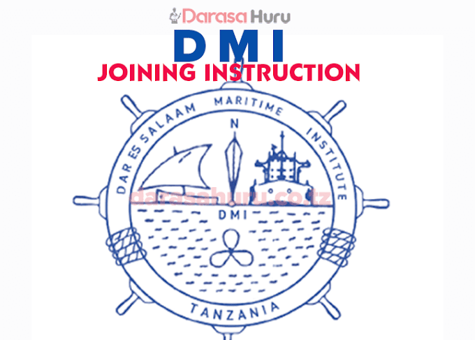 DMI Joining instructions and Admission letters 2024/2025 -  PDF Download