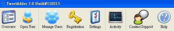 tweet adder軟體操作介面各式功能詳解