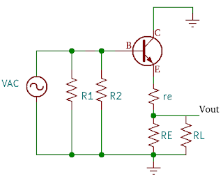 Analisis ac Common Collector tanpa RC