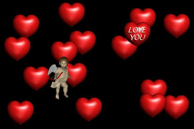animated valentine ecard on 3d