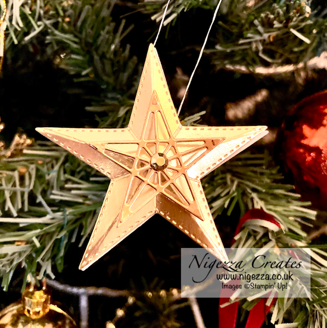 Stamp Around UK December Video Hop: Star Tree Decoration