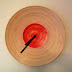 Bamboo dish clock