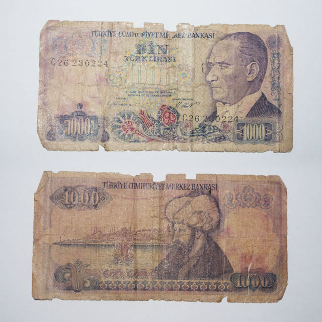 duit kertas Turki