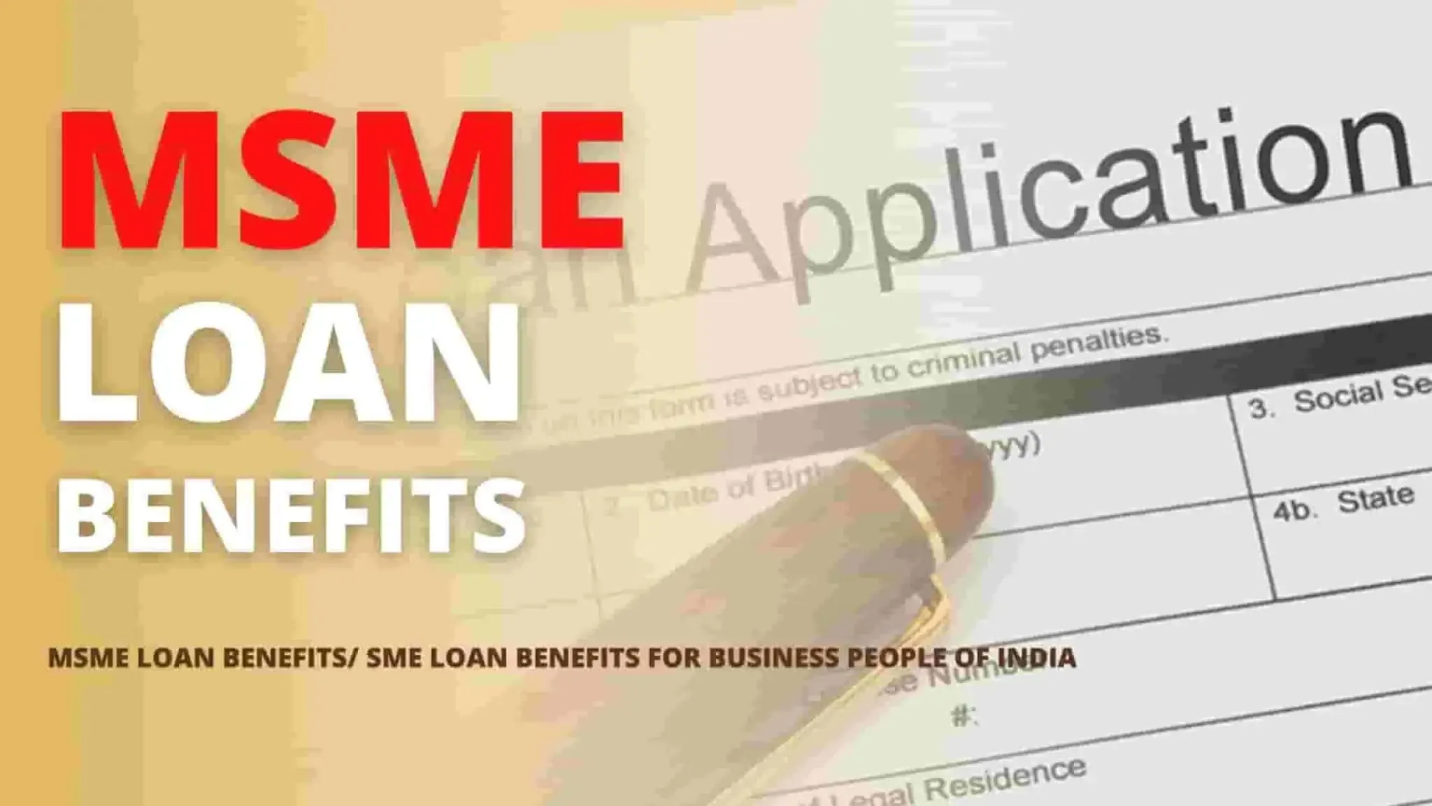 Union Bank of India Loan for MSME Application Form PDF