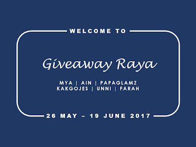 GIVEAWAY RAYA BY MYA & FRIENDS