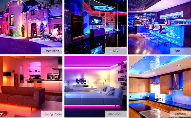 Decorate home with led strip lights