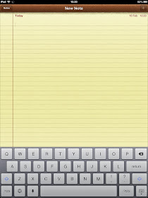 ipad notepad image