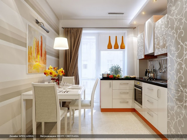 Ruang Makan Minimalis Sederhana dengan Dapur