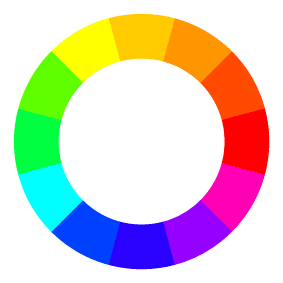 フリー素材 色相環 Hue Circle