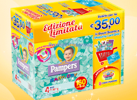 Logo Pampers Baby Dry: 15 euro in buoni sconto + shopping Card 20 euro QVC