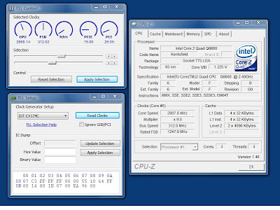 Overclock CPU Software : ClockGen