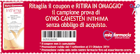 coupon da ritagliare per campione prova gyno canesten inthima