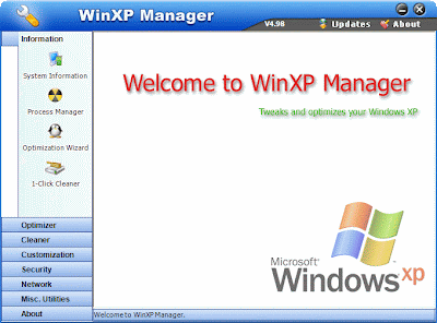 download Yamicsoft Windows XP Manager v8.0 + Serial Key