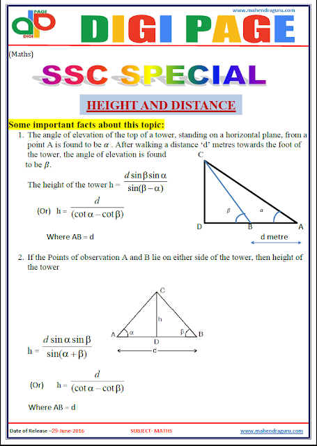 Digi Page-Height and Distance