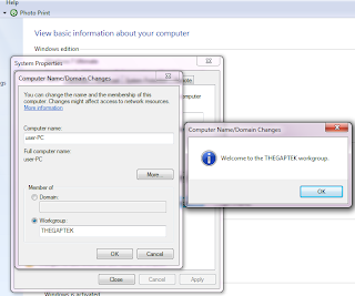 Cara Setting IP Jaringan dan Workgroup di Windows 7