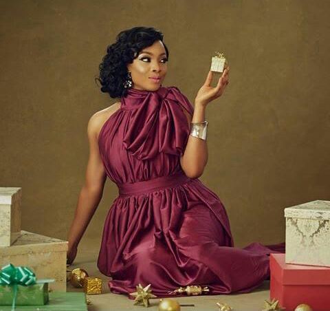 Toke Makinwa's stunning Christmas shoot