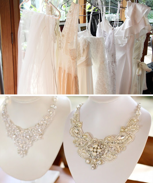 stunning statement necklaces for brides -  Perle Jewellery & Makeup