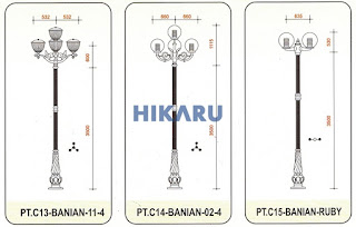 Cột đèn Banian Hikaru