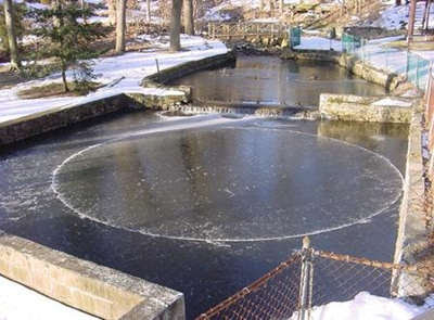ice circle di Connecticut Amerika Serikat
