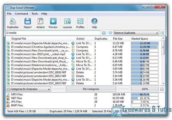 DupScout : un logiciel gratuit pour détecter et supprimer les doublons