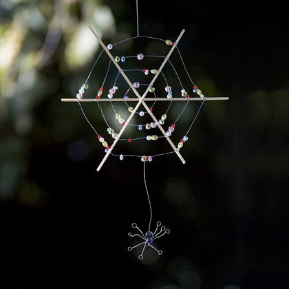 Beaded Spiderweb