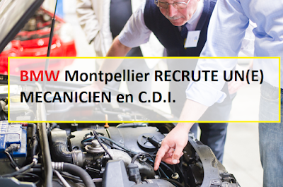 BMW Montpellier RECRUTE UN(E) MECANICIEN en C.D.I.