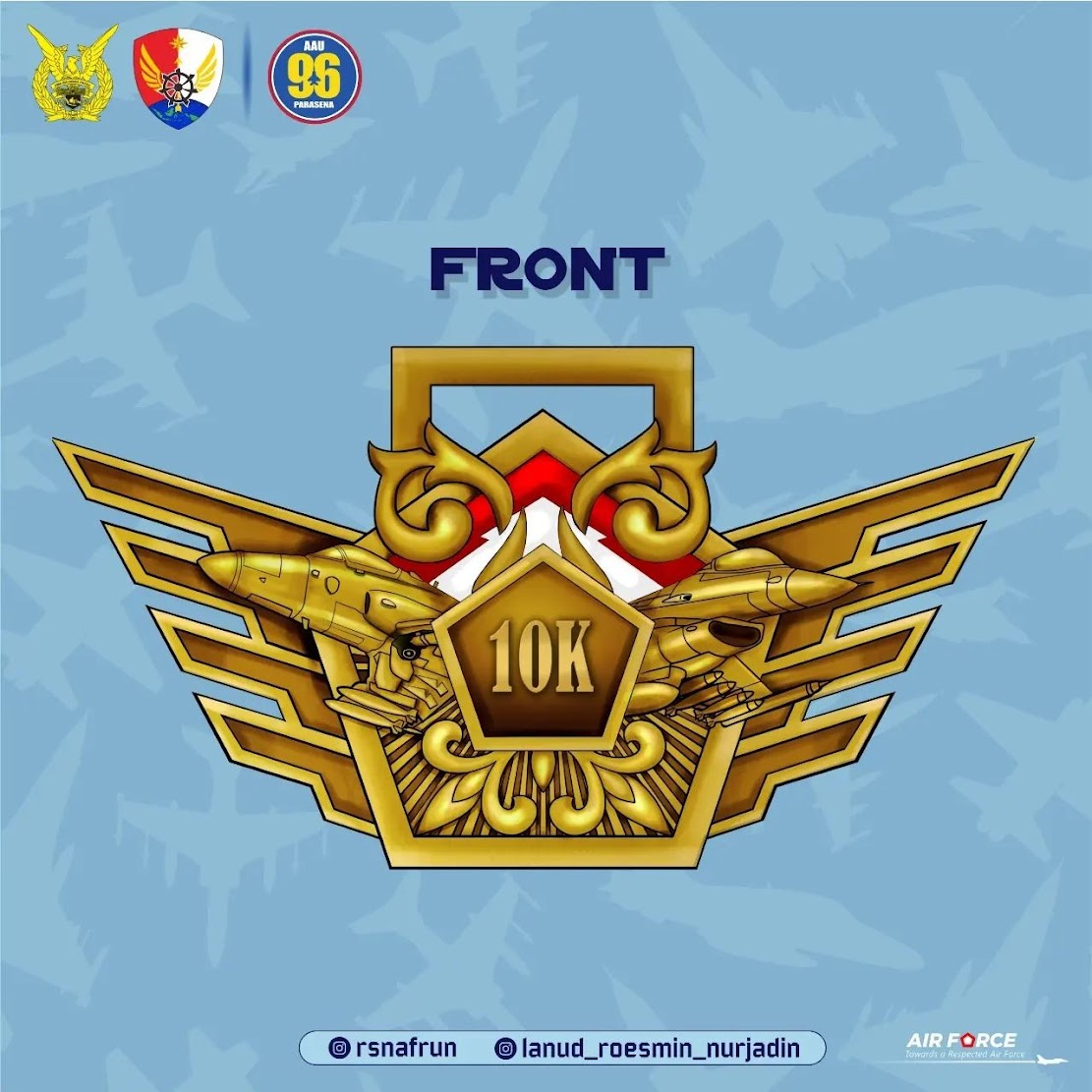 Medali 🏅 RSN Air Force Run 2023