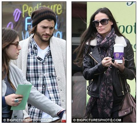 ashton kutcher and demi moore daughter. Family affair: Ashton Kutcher