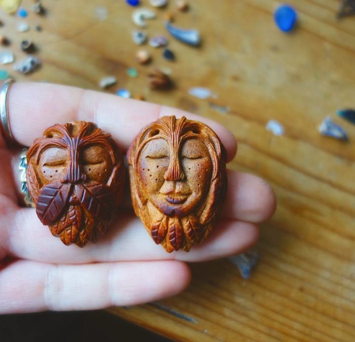 carving avocado pits