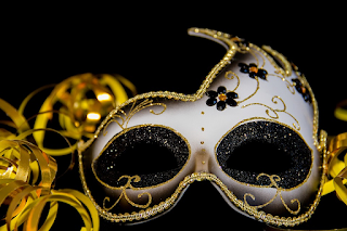 Mask-carnival - gold