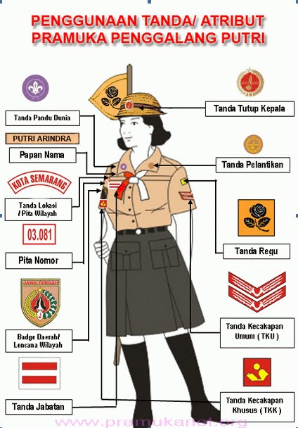 Atribut Umum Pramuka Penjelajah Pramuka Semkanisa
