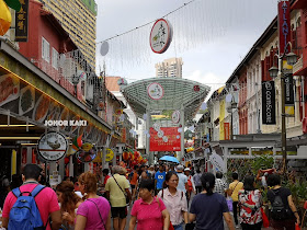 Nanyang Culture and Heritage Food in Singapore Chinatown. Five Foot Way Festival