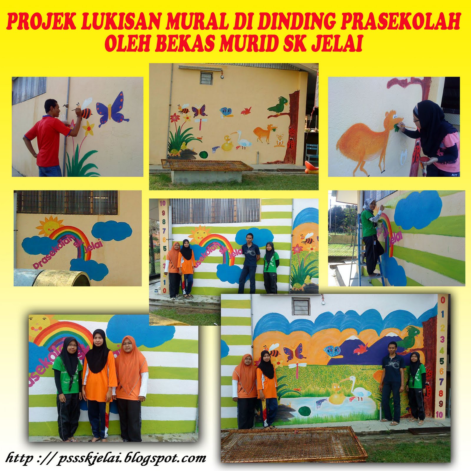 PUSAT SUMBER SEKOLAH  KEBANGSAAN JELAI PROJEK MURAL  