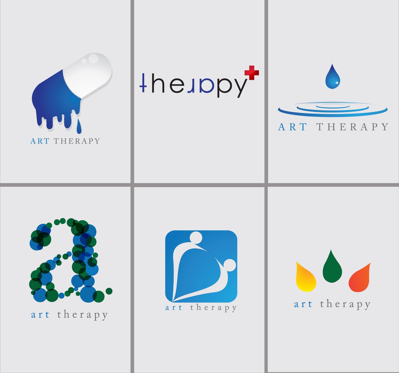 I Am Thinkking Art Therapy Logo Design And Ideas