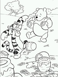 Dibujos de Winnie Pooh para Pintar, parte 2