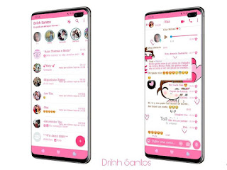 Menina Love Balloon Theme For YOWhatsApp & Fouad WhatsApp By Driih Santos