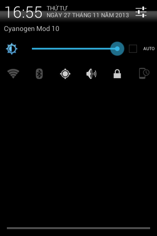 CyanogenMOD 10 Primo - Notificaton Panel