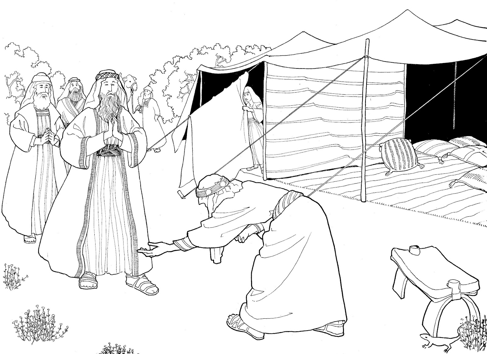 bible coloring pages free - Free Bible Coloring Pages