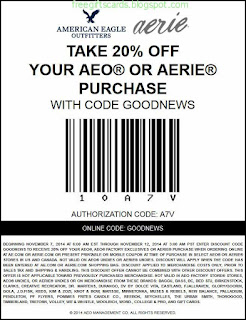 Free Printable American Eagle Outfitters Coupons