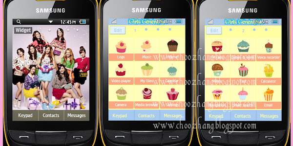 Samsung Corby 2 or S3850 - Kpop + Pastel + Cupcake Themes