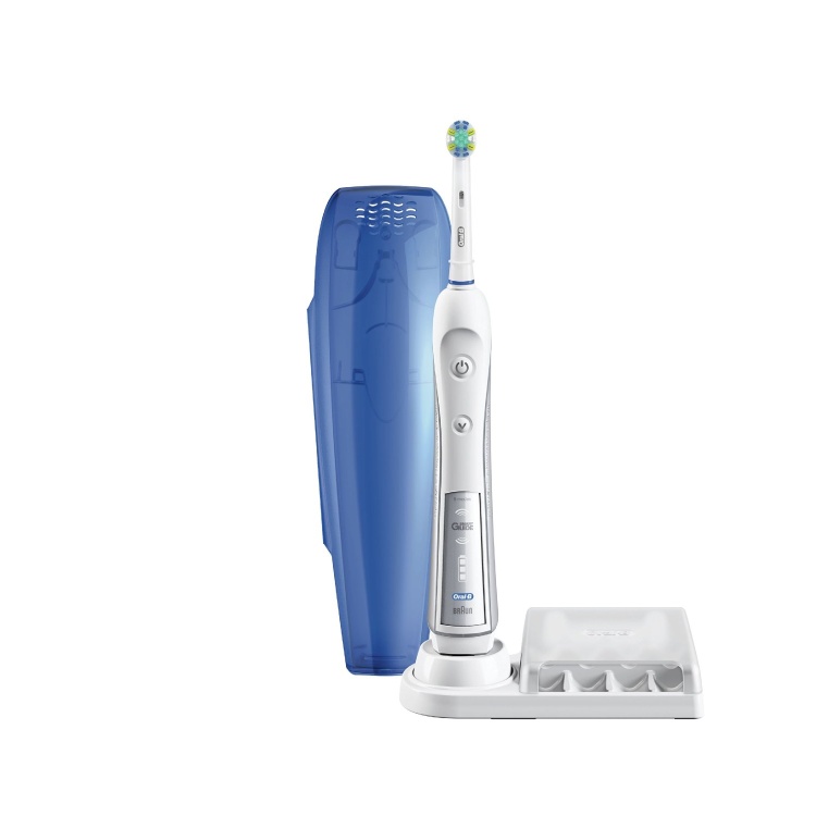 Oral-B Professional Healthy Clean + Floss Action Precision 5000 Rechargeable Electric Toothbrush (packaging may vary)