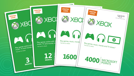 Free XBOX Live Points