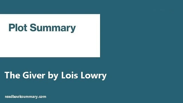 the giver lois lowry summary