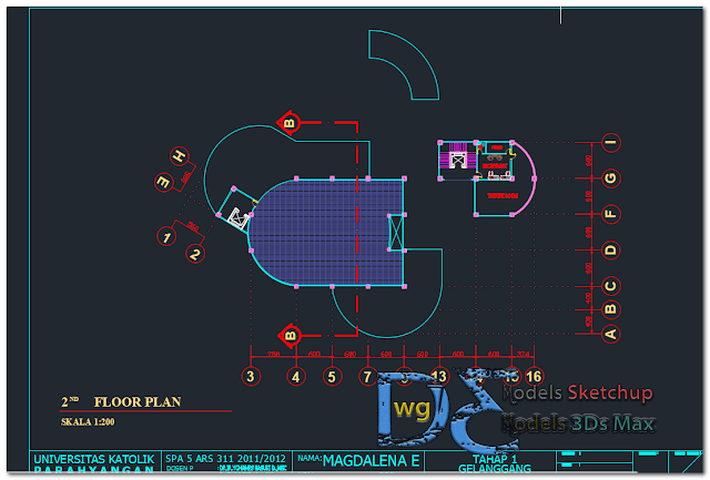 Performing arts center in AutoCAD 