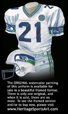 Seattle Seahawks 2000 uniform